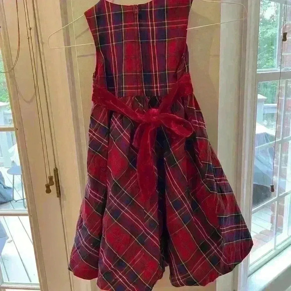 Gymboree Dress Size 5, Beautiful Red and Blue Plaid - Picture 7 of 7
